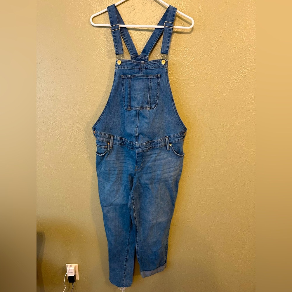 Isabel Maternity by Ingrid & Isabel Classic Blue Overalls